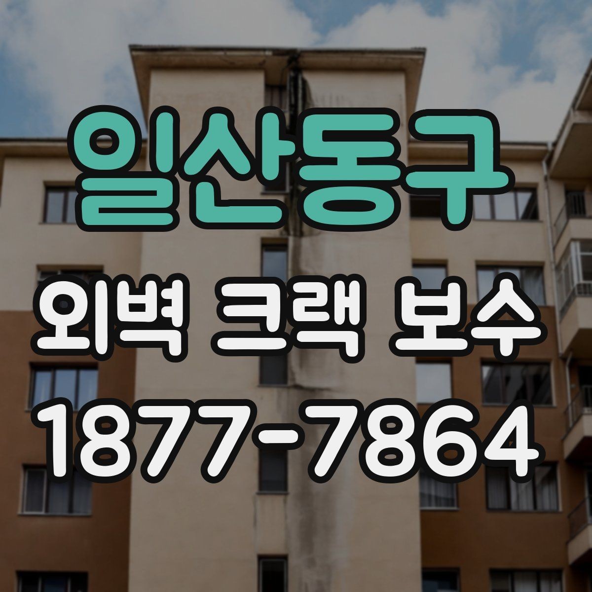 일산동구 외벽 크랙 보수 시 놓치기 쉬운 부분들