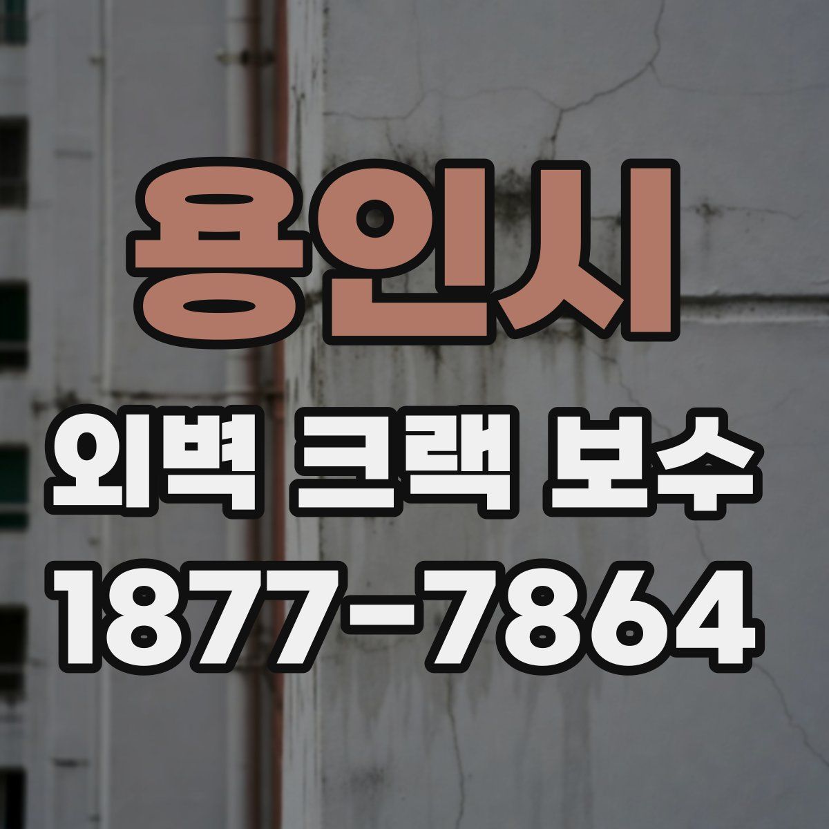 용인시 외벽 크랙 보수