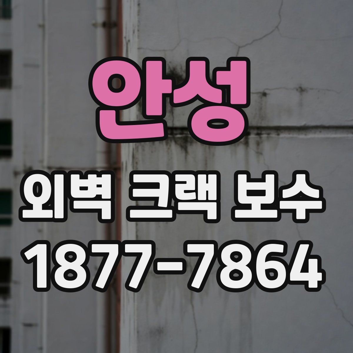 안성 외벽 크랙 보수