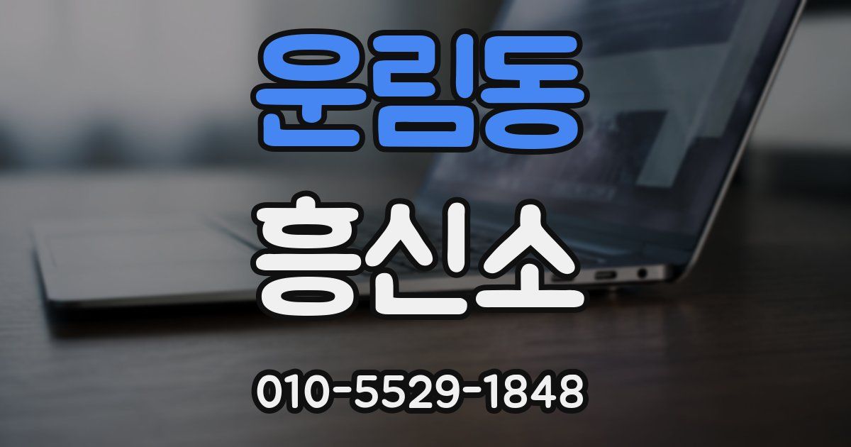 운림동 흥신소