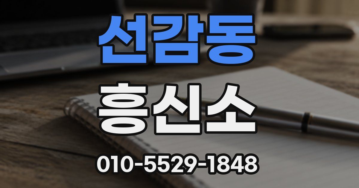 선감동 흥신소