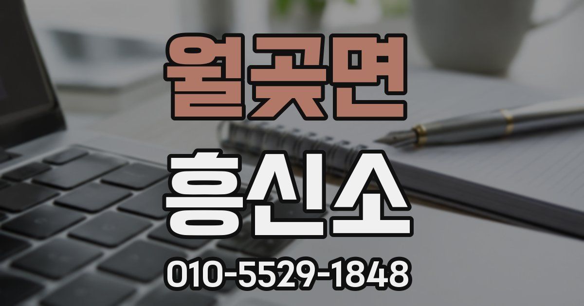 월곶면 흥신소