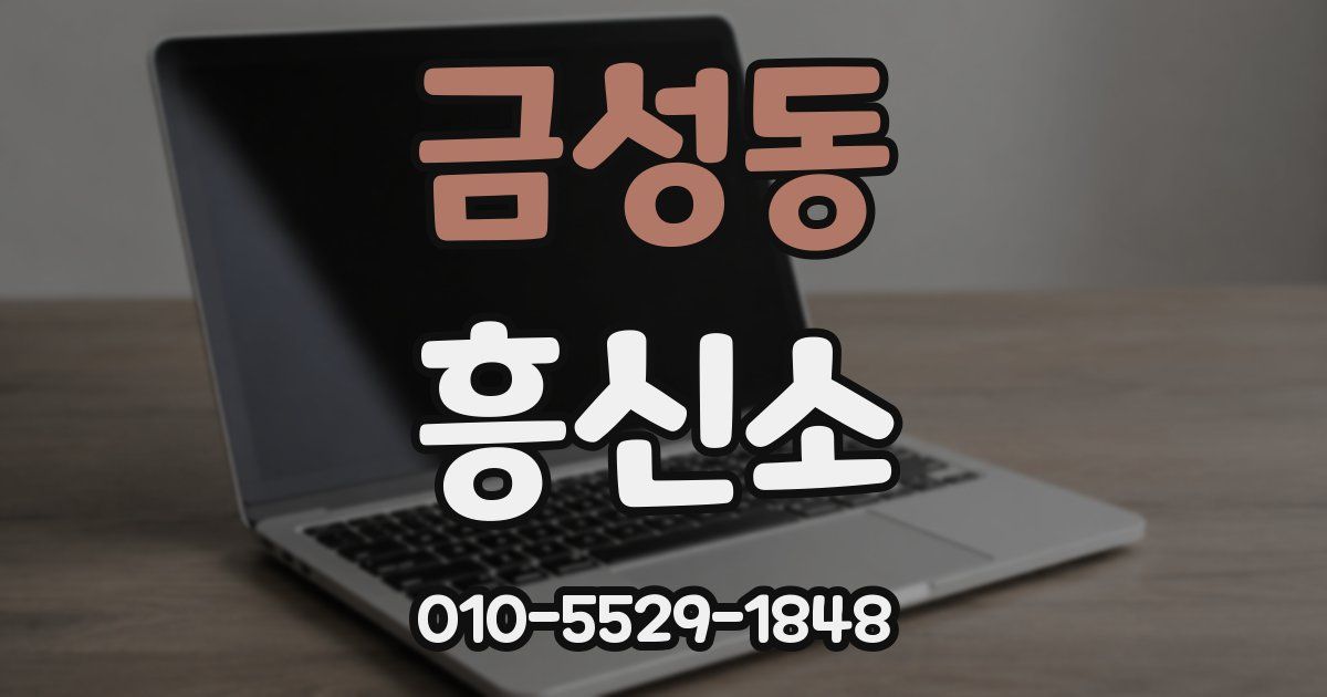 금성동 흥신소