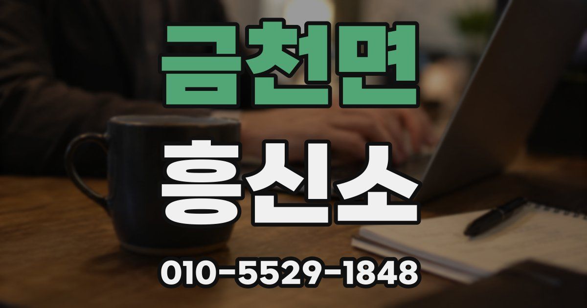 금천면 흥신소