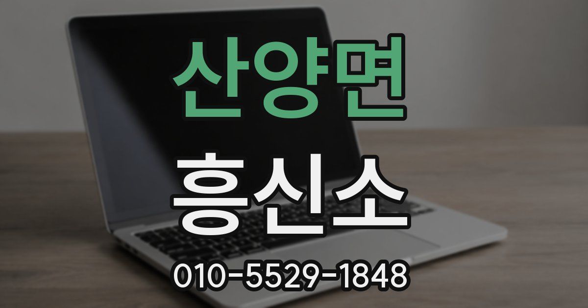 산양면 흥신소
