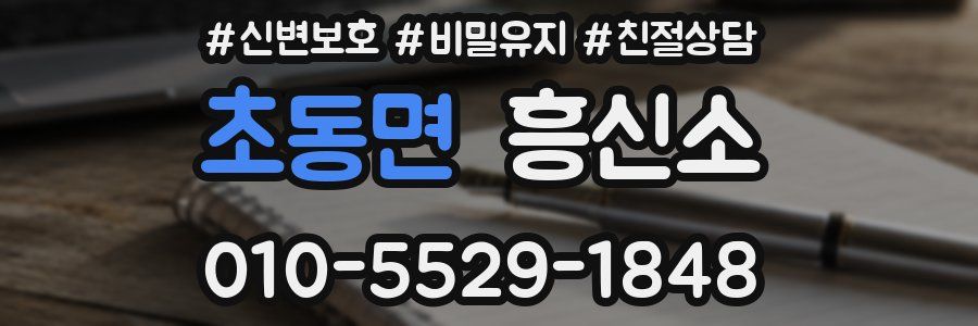 초동면 흥신소