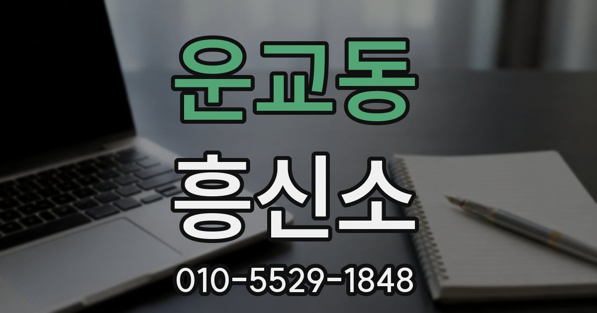 운교동 흥신소