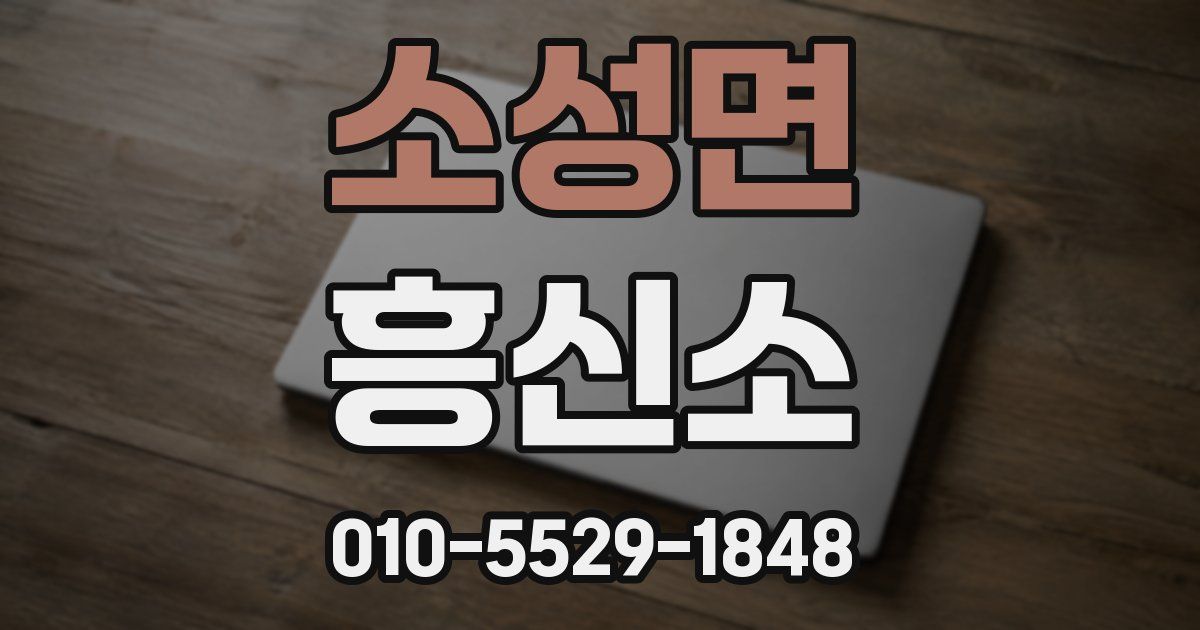 소성면 흥신소