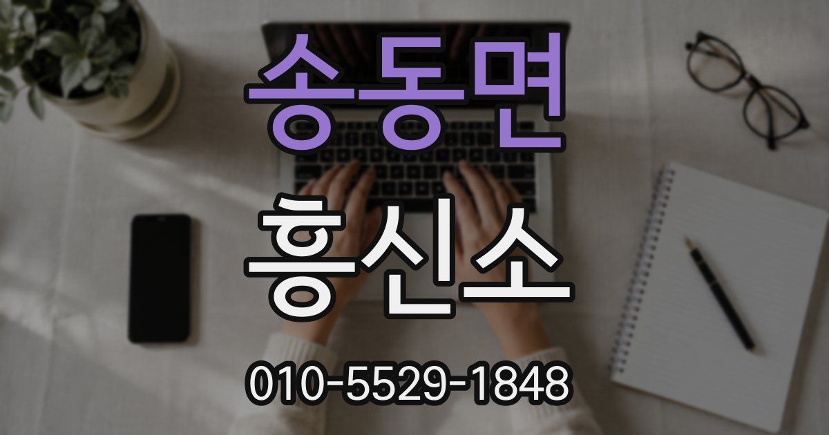 송동면 흥신소