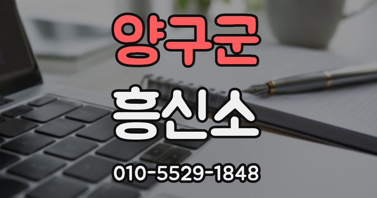 양구군 흥신소