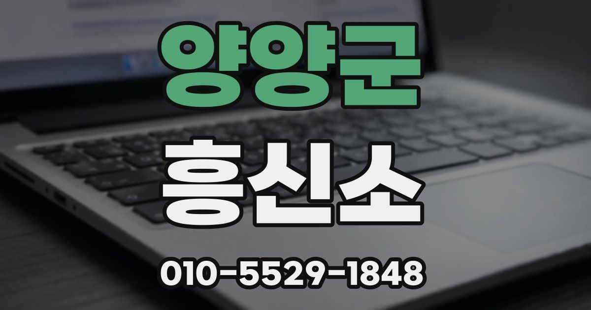 양양군 흥신소