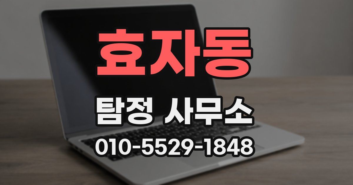 효자동 탐정 사무소