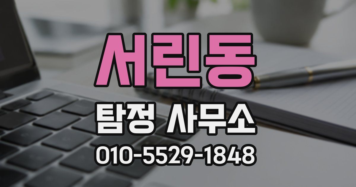 서린동 탐정 사무소