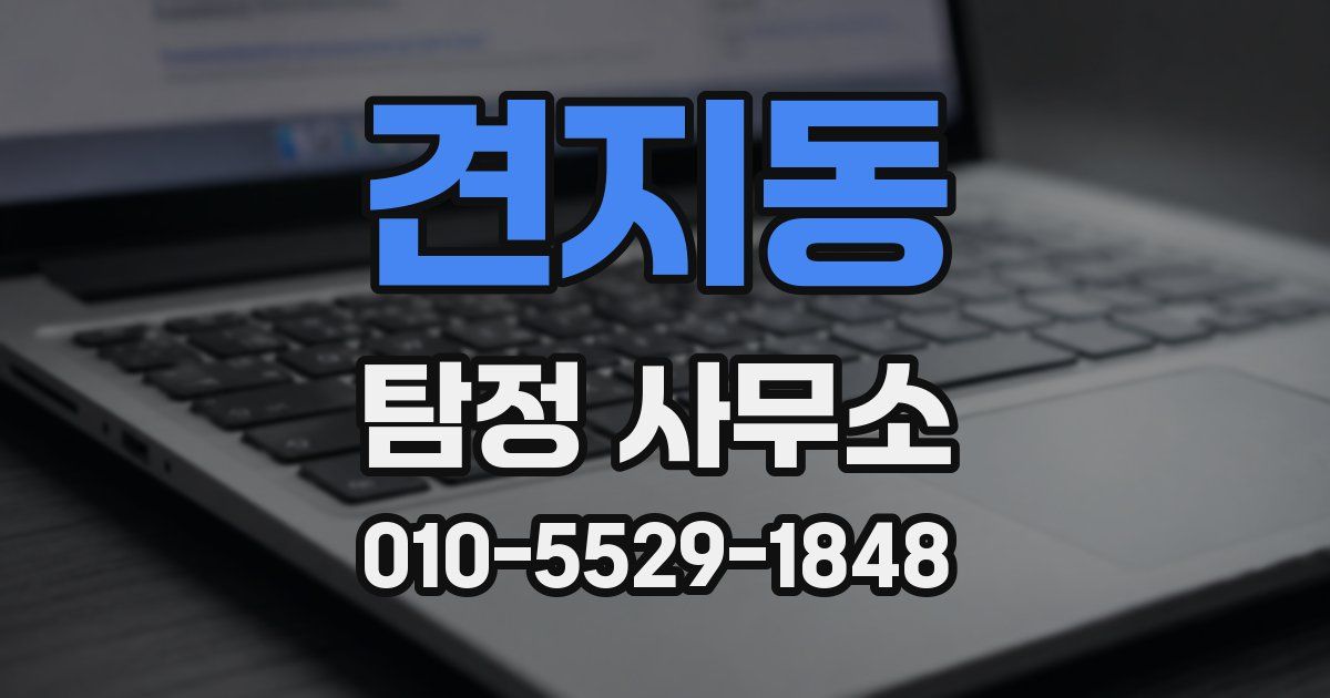 견지동 탐정 사무소