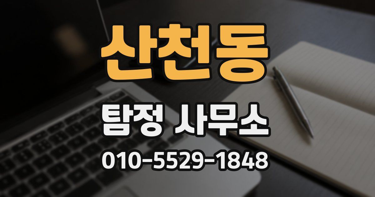 산천동 탐정 사무소