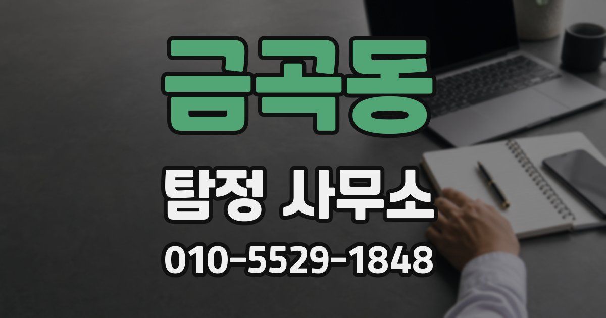 금곡동 탐정 사무소
