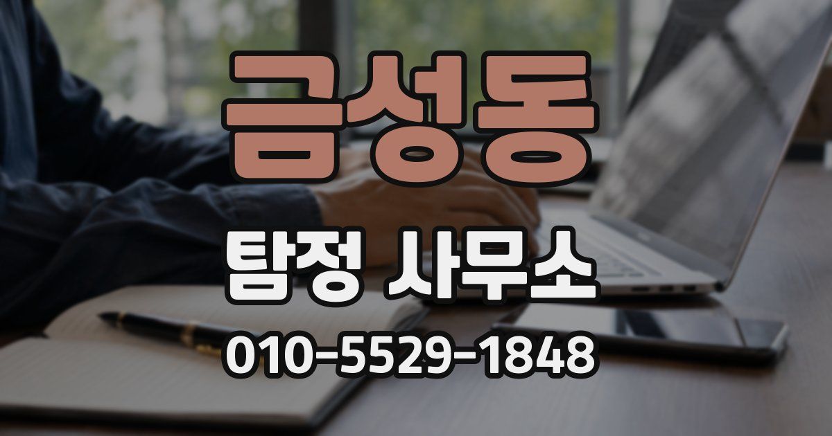 금성동 탐정 사무소