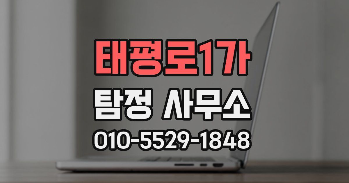 태평로1가 탐정 사무소