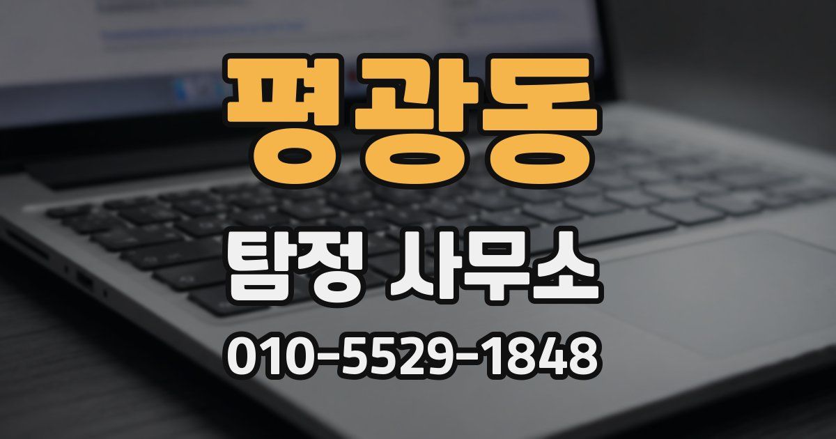 평광동 탐정 사무소