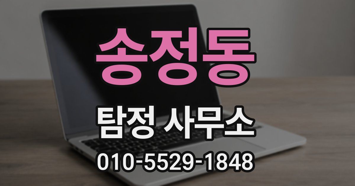 송정동 탐정 사무소