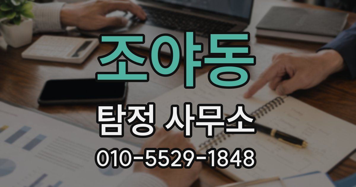 조야동 탐정 사무소
