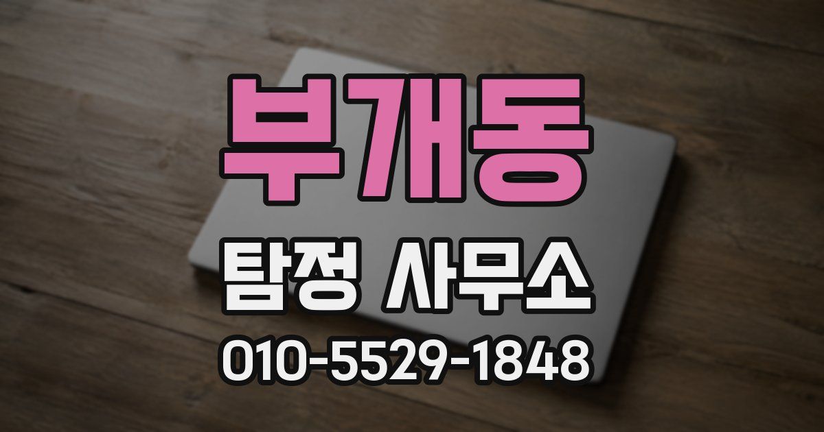 부개동 탐정 사무소