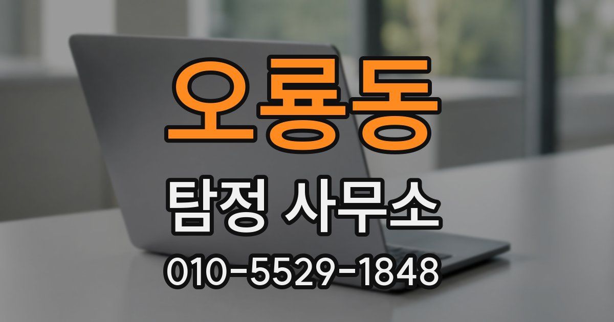오룡동 탐정 사무소