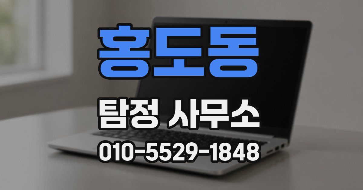 홍도동 탐정 사무소