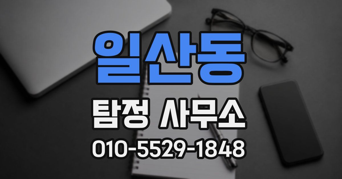 일산동 탐정 사무소