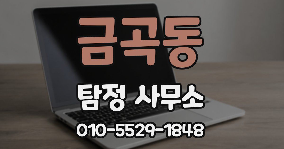 금곡동 탐정 사무소
