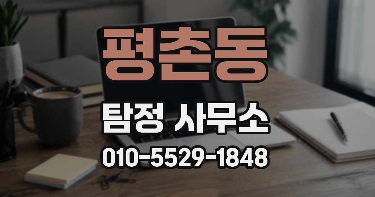 평촌동 탐정 사무소