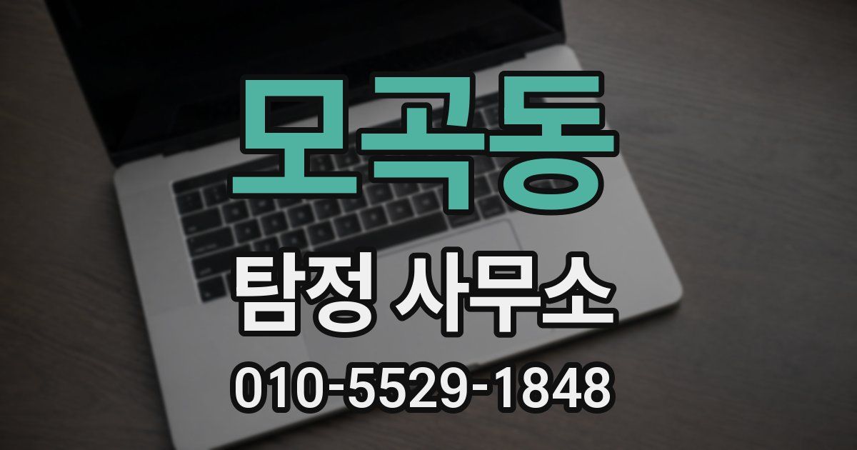 모곡동 탐정 사무소