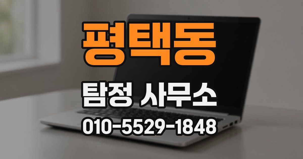 평택동 탐정 사무소