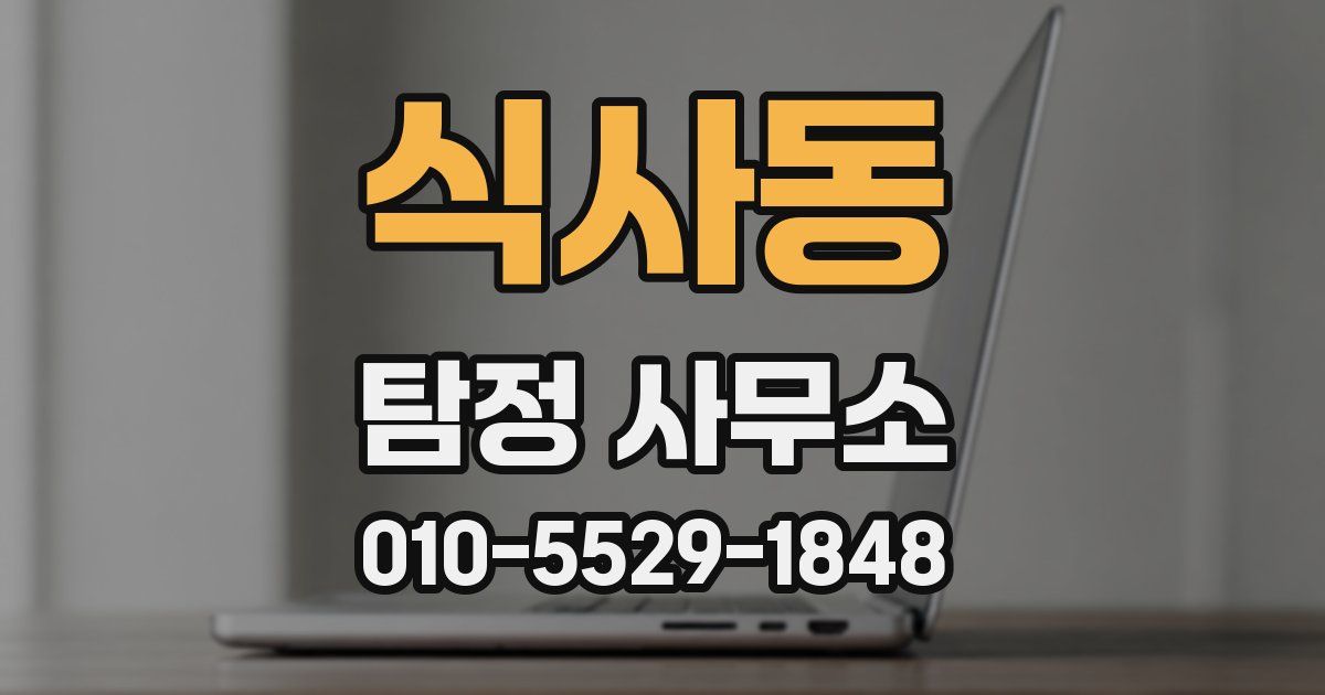 식사동 탐정 사무소