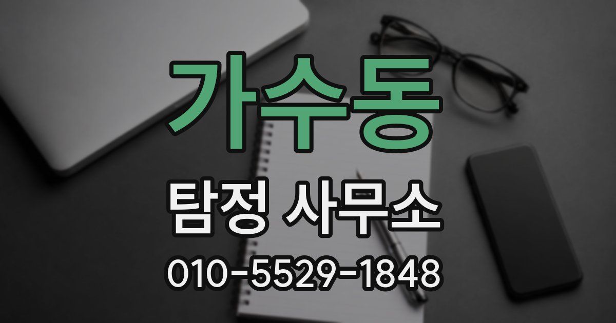 가수동 탐정 사무소