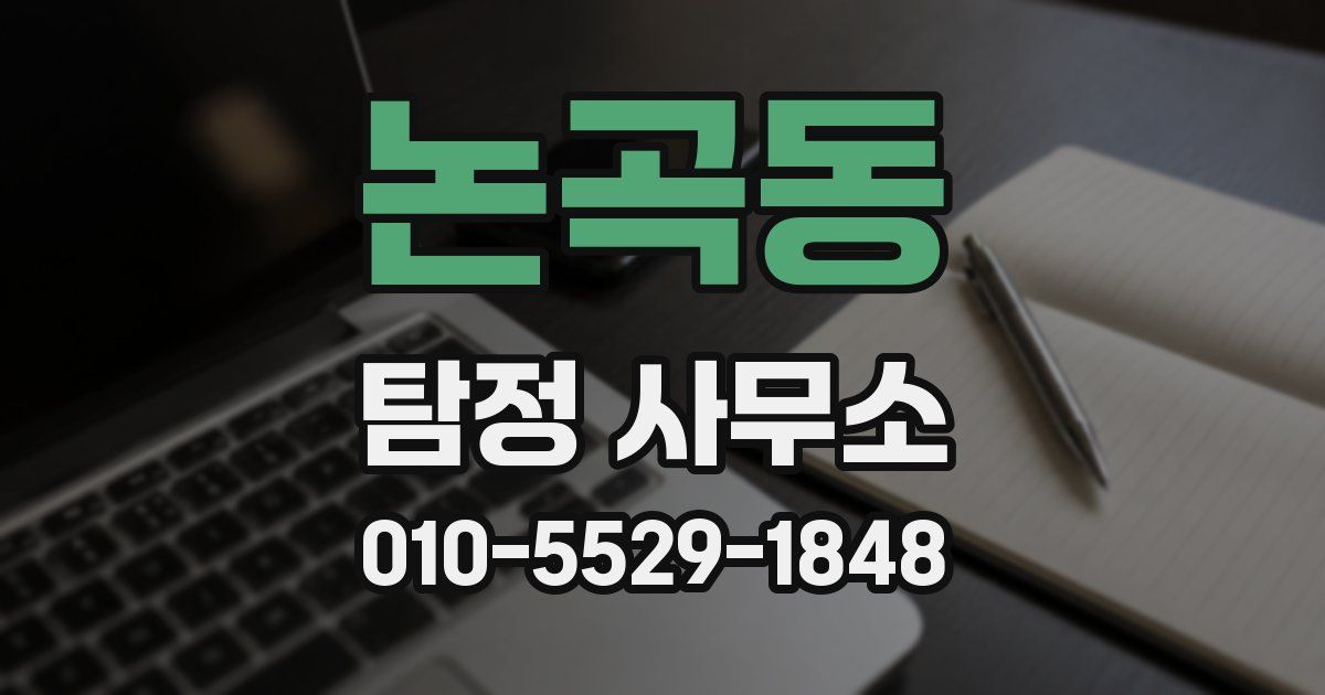 논곡동 탐정 사무소