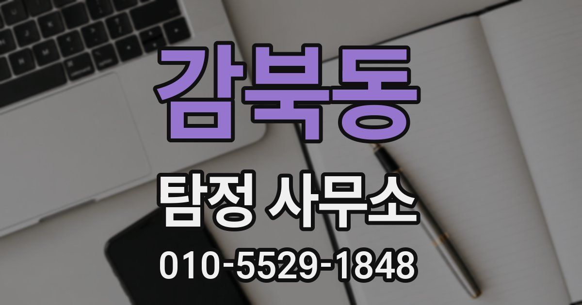 감북동 탐정 사무소