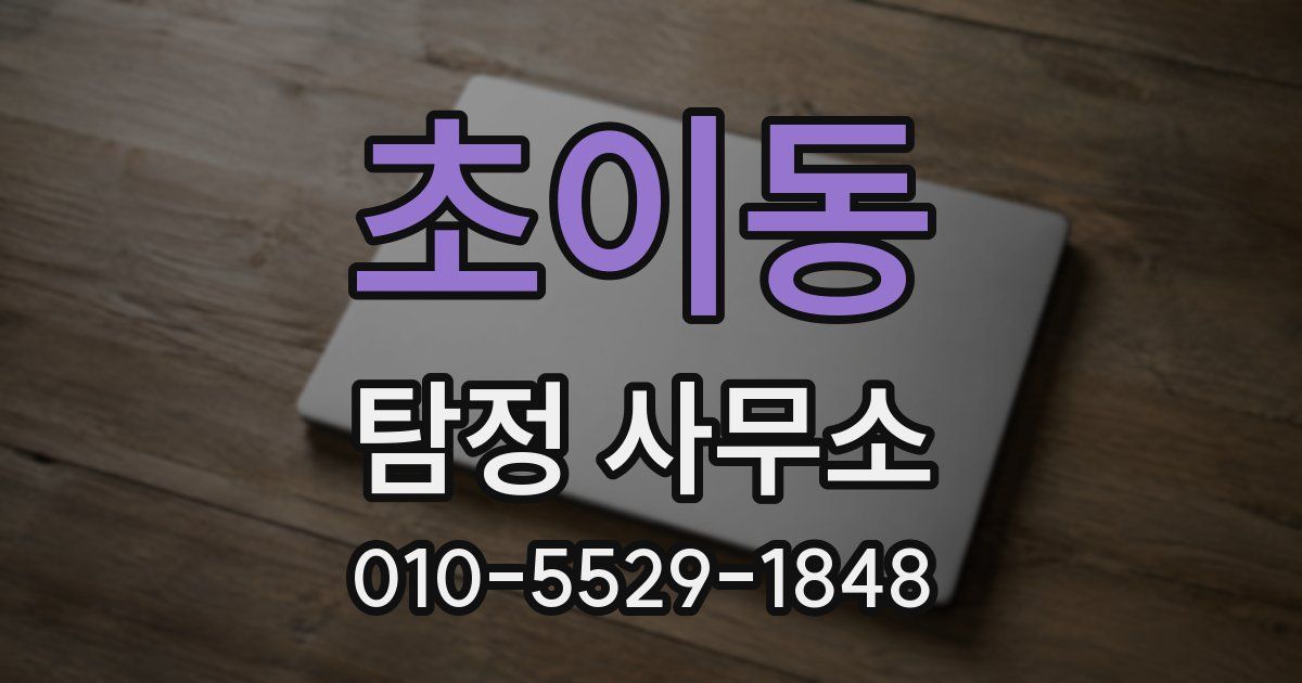 초이동 탐정 사무소
