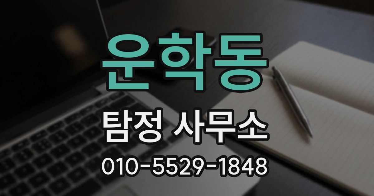운학동 탐정 사무소