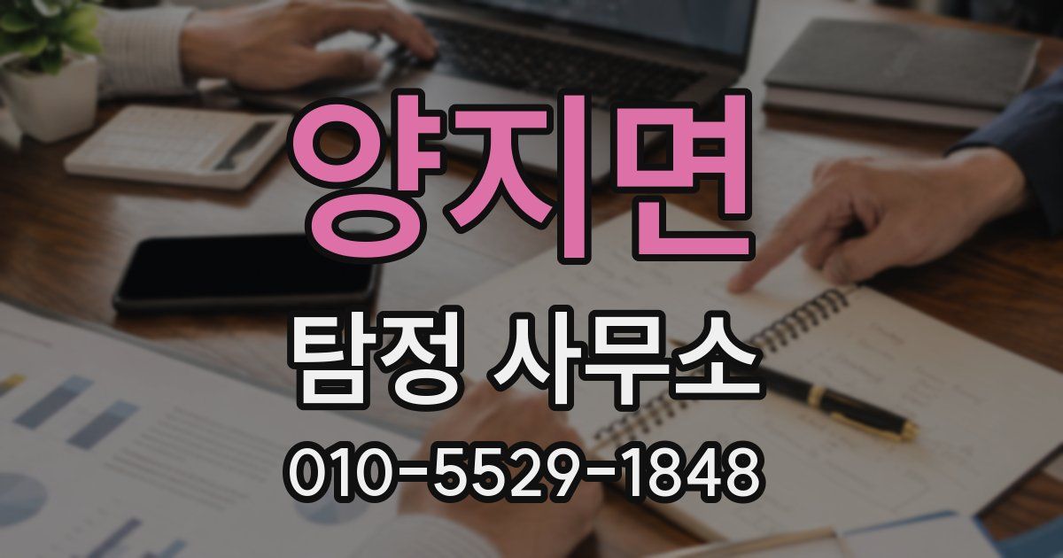 양지면 탐정 사무소