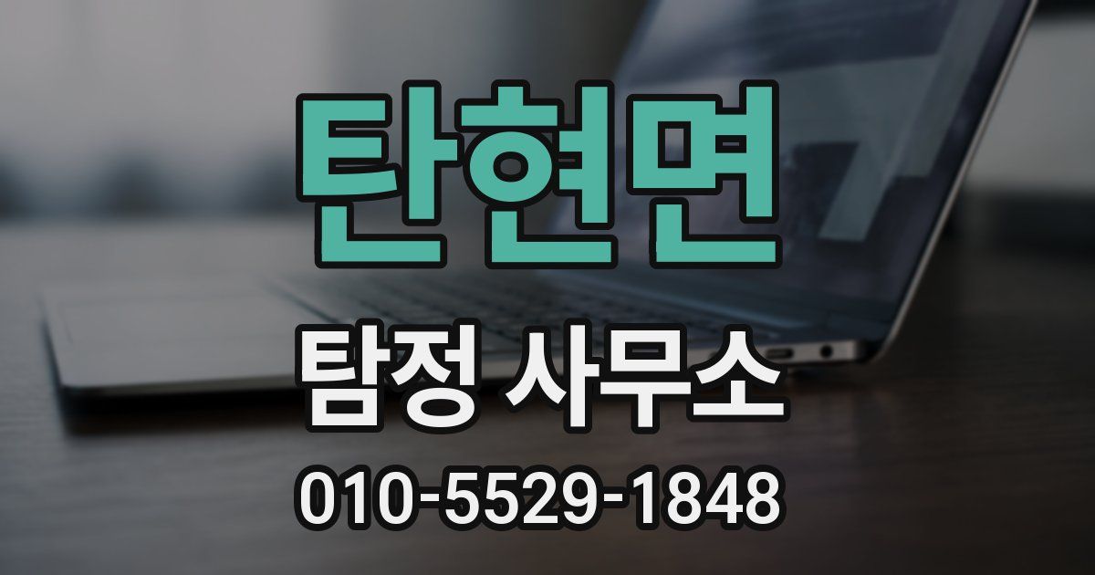 탄현면 탐정 사무소