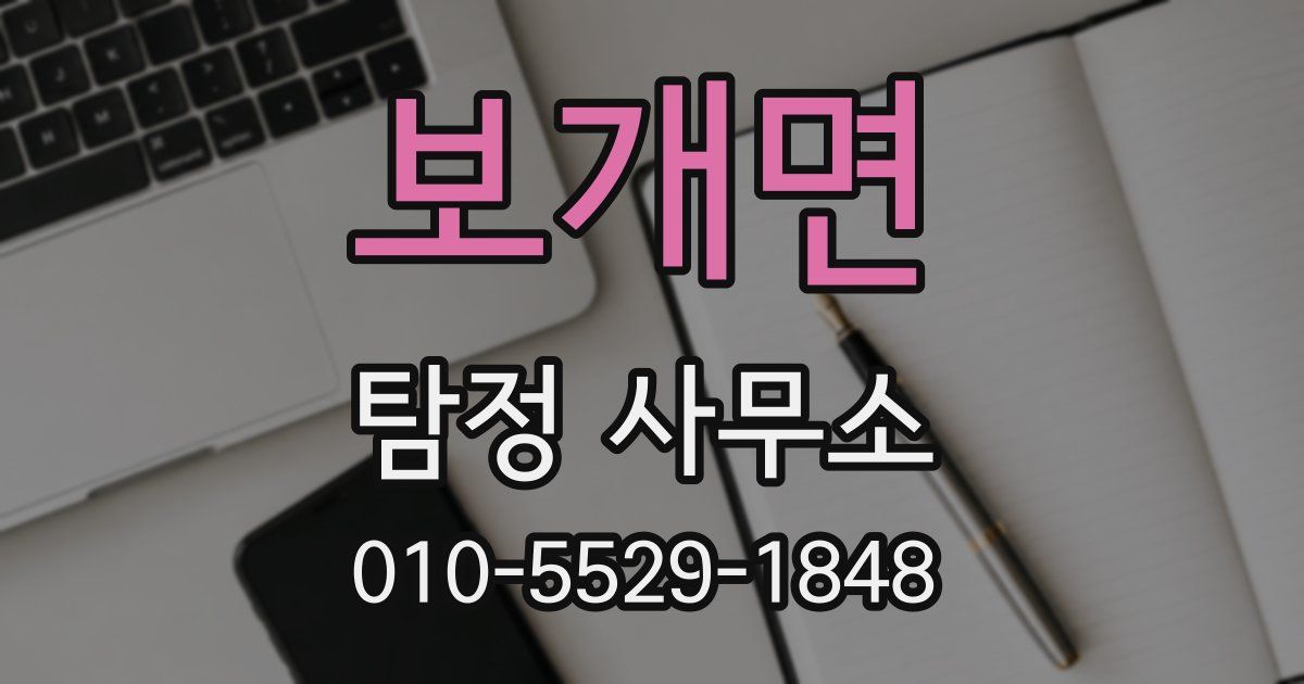 보개면 탐정 사무소