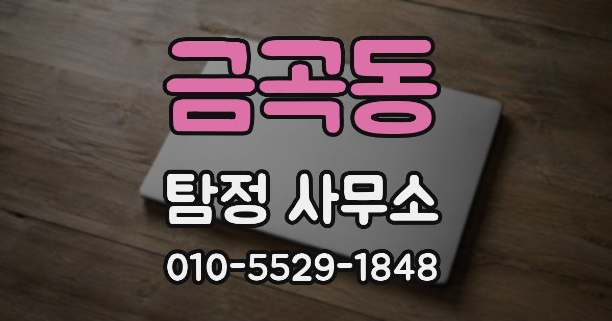 금곡동 탐정 사무소