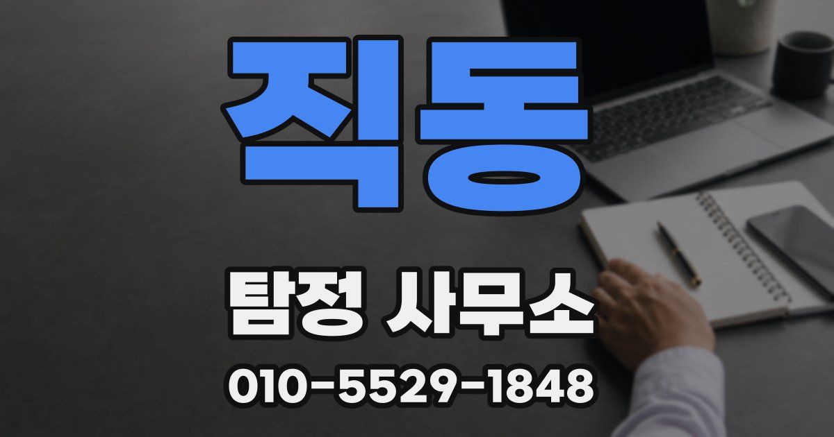 직동 탐정 사무소
