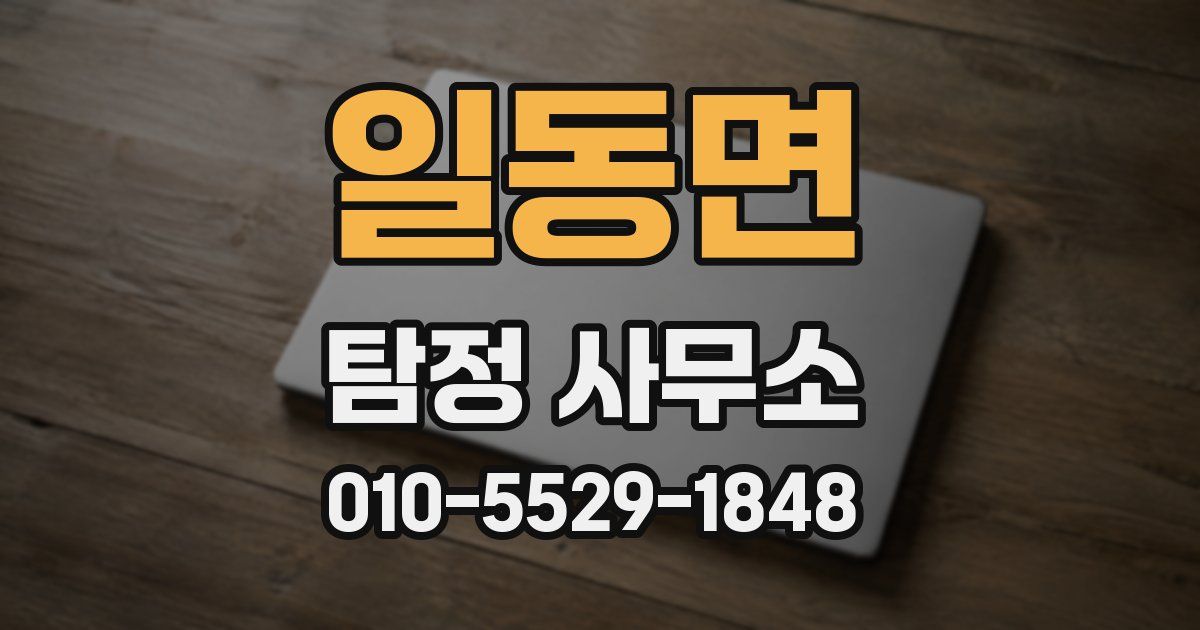 일동면 탐정 사무소