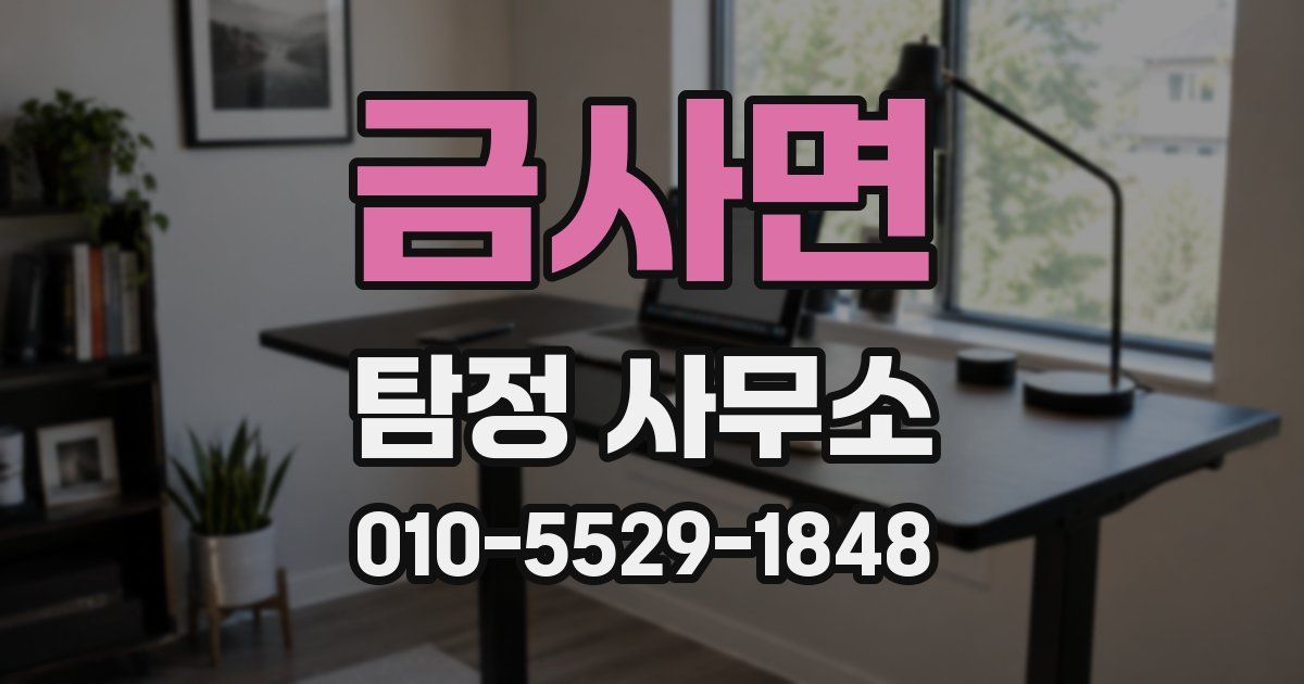 금사면 탐정 사무소