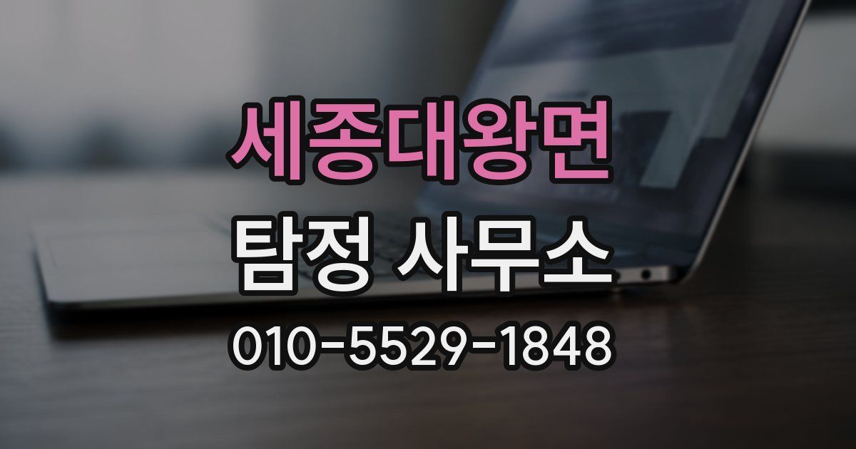 세종대왕면 탐정 사무소