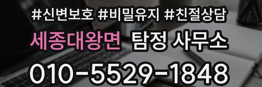 세종대왕면 탐정 사무소