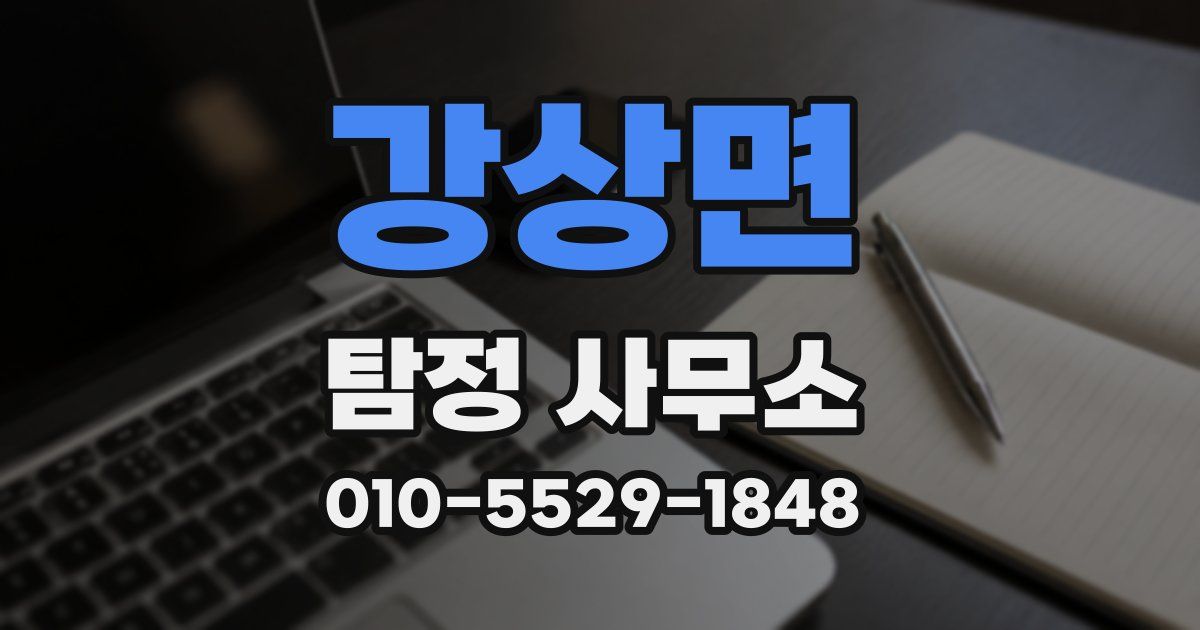 강상면 탐정 사무소