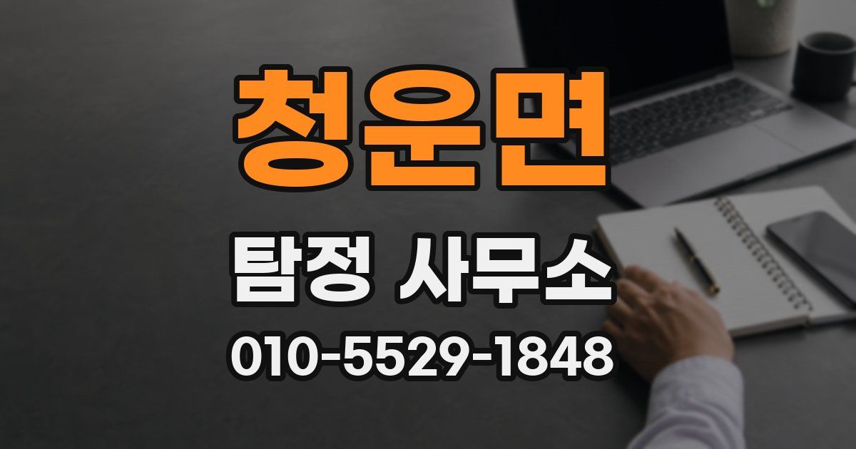 청운면 탐정 사무소